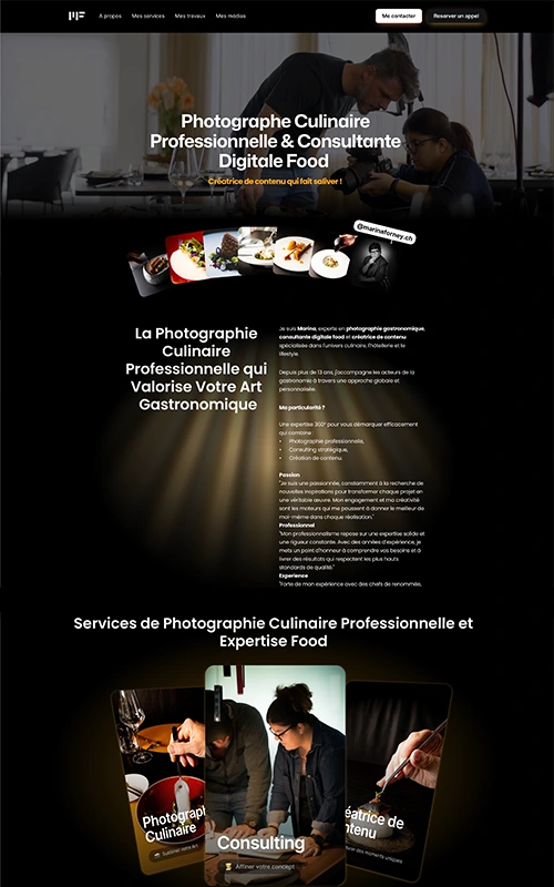 Marina forêt. Experte Digital food. Photographe Culinaire, consultante et Créatrice de contenu.